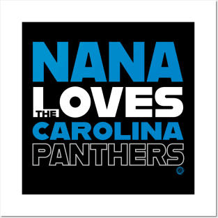 Nana Loves the Carolina Panthers Posters and Art